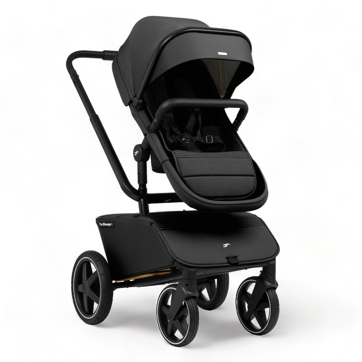 Kinderwagen The Jiffle V2 Black + GRATIS Bolderkarzitje & Duozitje null_25