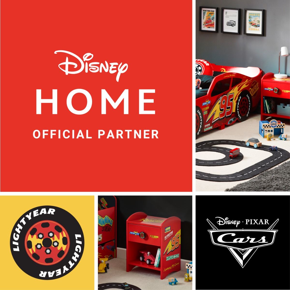 Peuterbed Disney 70x140 Cars Lightning McQueen Car null_6