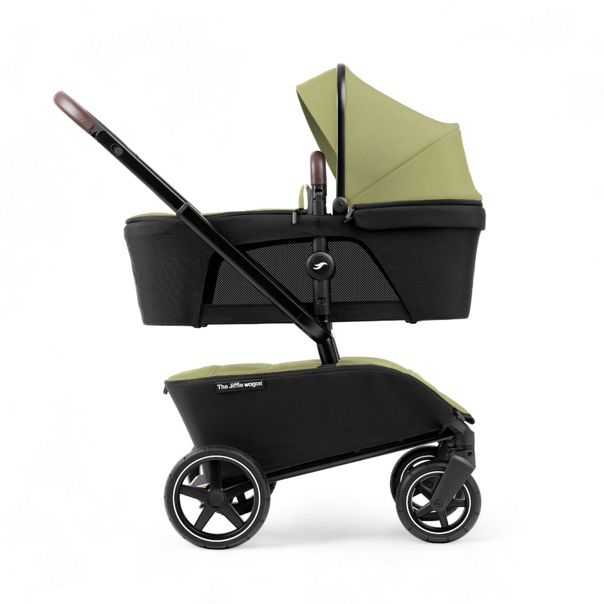 Kinderwagen The Jiffle Green + Autostoel Maxi-Cosi Pebble Pro2 360° Pro2 Slide Tech & Accessoires + GRATIS Bolderkarzitje & Voetenzak null_6
