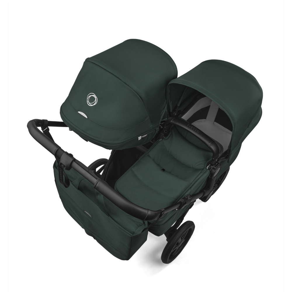 Kinderwagen Bugaboo Donkey6 Double - Black/Fern Green null_3
