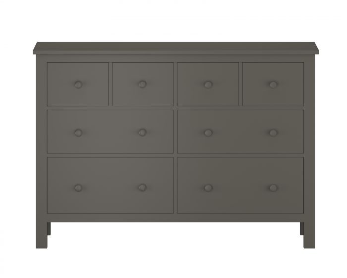 Babykamer Lauren + Bretagne (Meegroei Ledikant Lauren BonBon 60x120 + XL-Commode Bretagne Chocolate + Smrt. Cloudy Matras) null_13