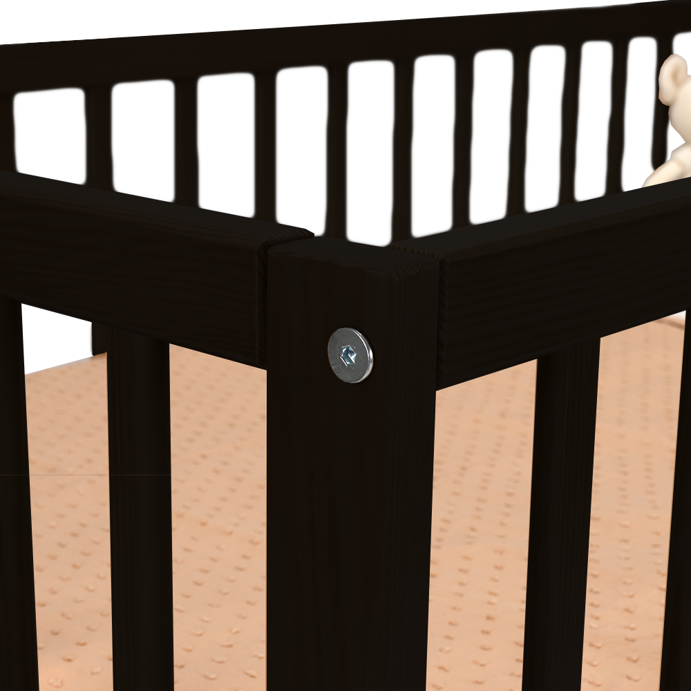 Babykamer Bretagne + Lauren Zwart (Meegroei Ledikant + XL-Commode) null_15