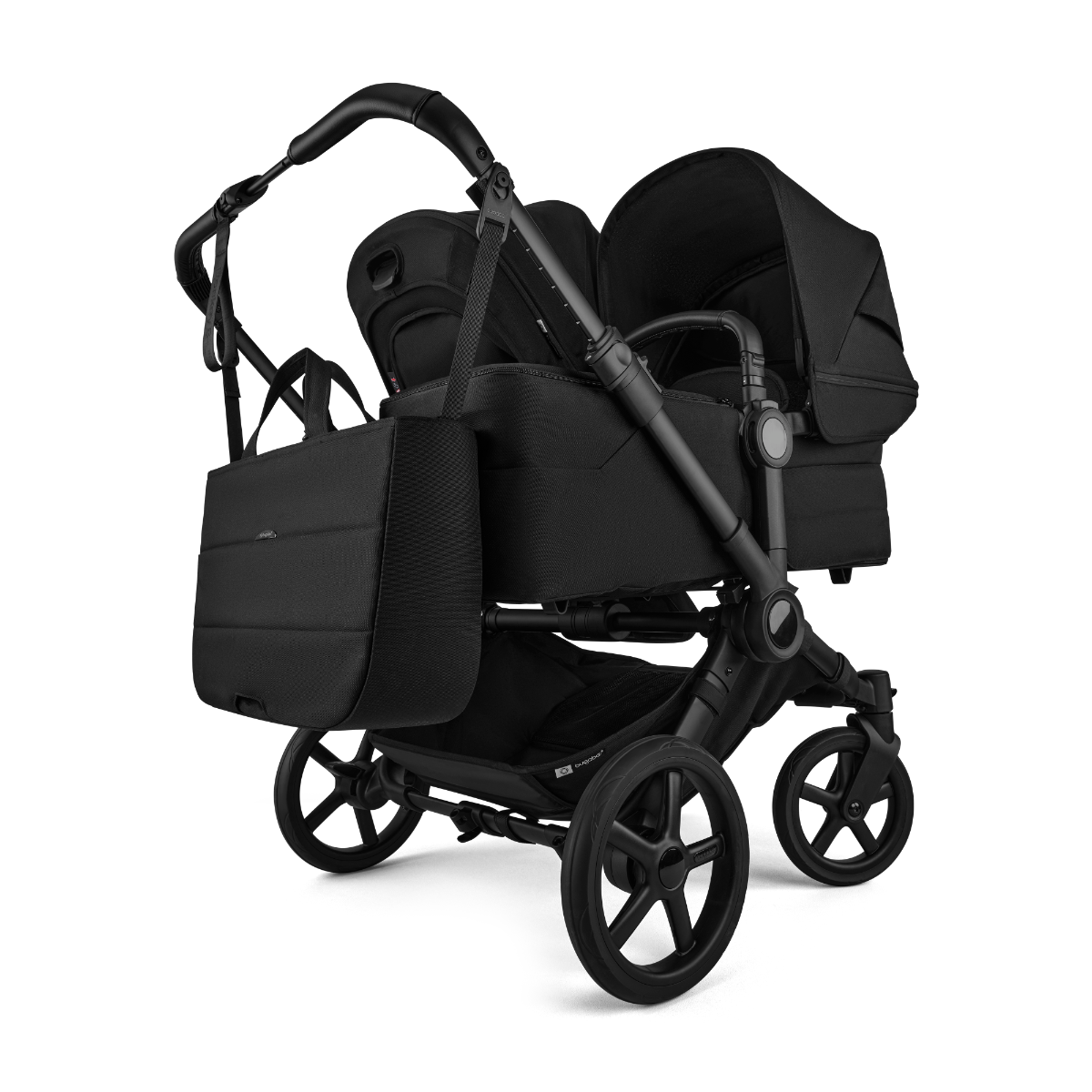 Kinderwagen Bugaboo Donkey6 Twin Complete - Black/Heritage Black null_4