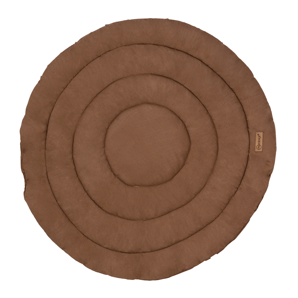 Set Boxkleed Rond + Babynest XL MorDesign Chocolate Brown null_2