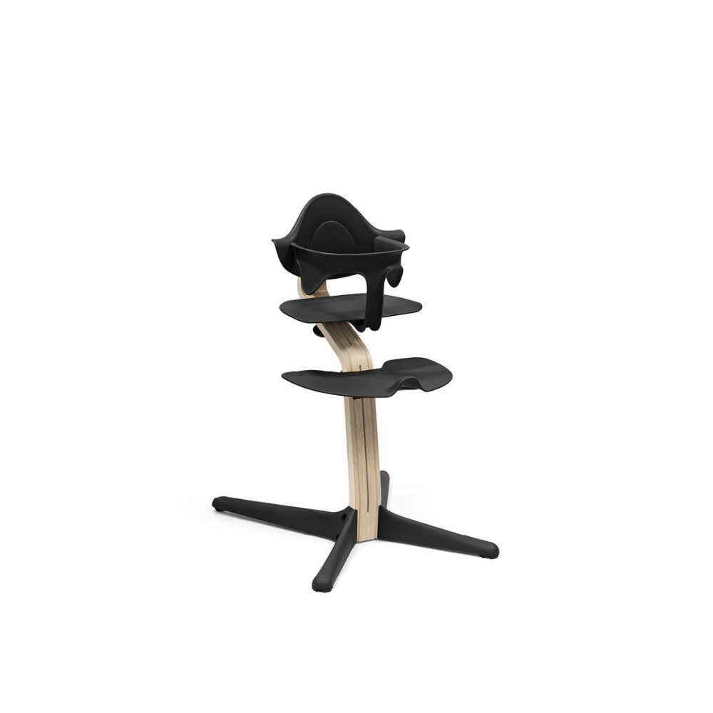 Set Compleet | Kinderstoel Stokke® Nomi Black/Natural incl. Newbornset en Eetblad + Babyset null_2