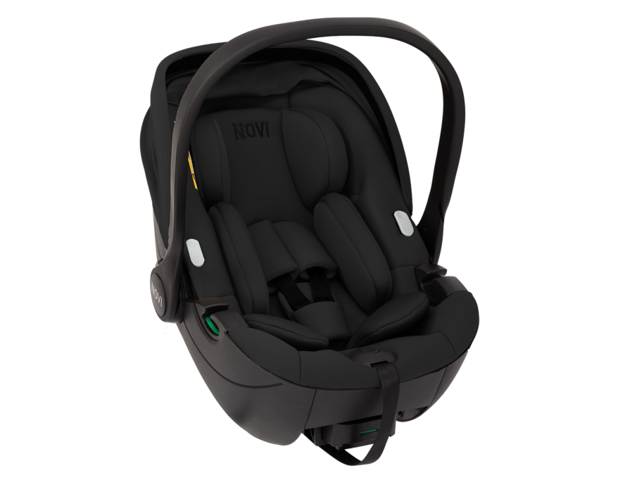 Kinderwagen Kinderkraft Yoxi 2 in 1 Pure Black + Autostoel Joy Glide 360° & Base null_9