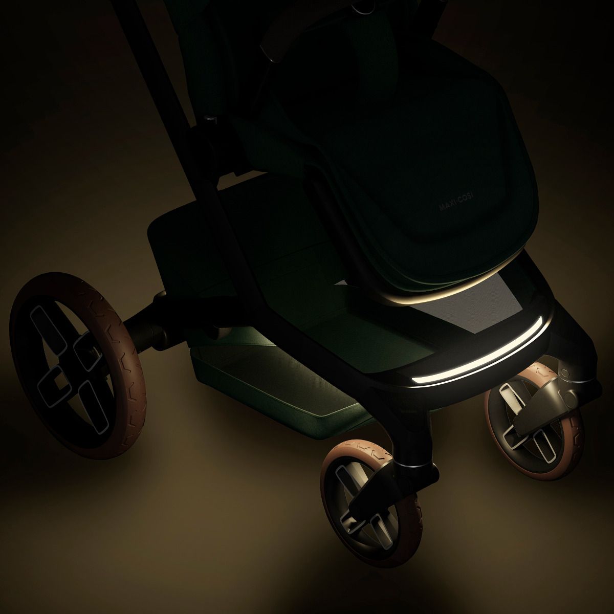 Kinderwagen Maxi-Cosi Fame Twillic Green met Autostoel Coral Pro Slide en Familyfix Base Pro Slide null_15