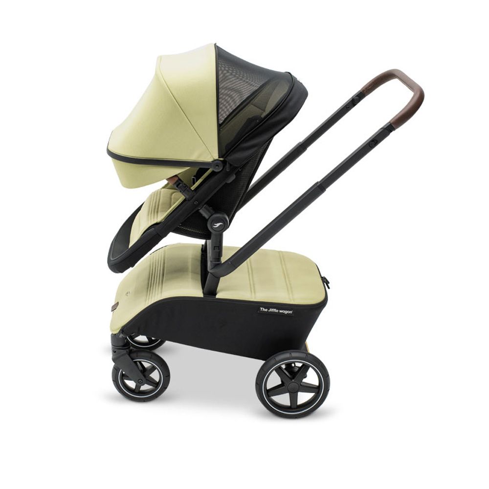 Kinderwagen The Jiffle Wagon Green + GRATIS Bolderkarzitje & Voetenzak null_12