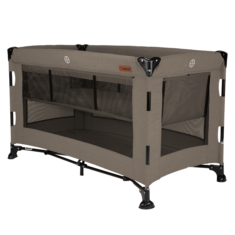 Set | Campingbed Novi Nora Luxe Hazel/Black + Accessoires null_8