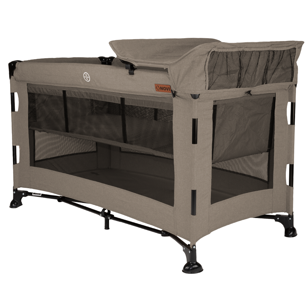 Set | Campingbed Novi Nora Luxe Hazel/Black + Accessoires null_7