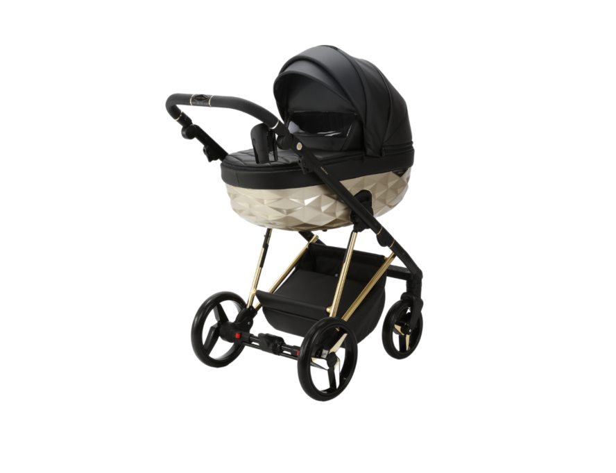 Kinderwagen Adamex Quantum Gold Star + Autostoel Maxi-Cosi Pebble Pro2 en Base Slide Tech null_4