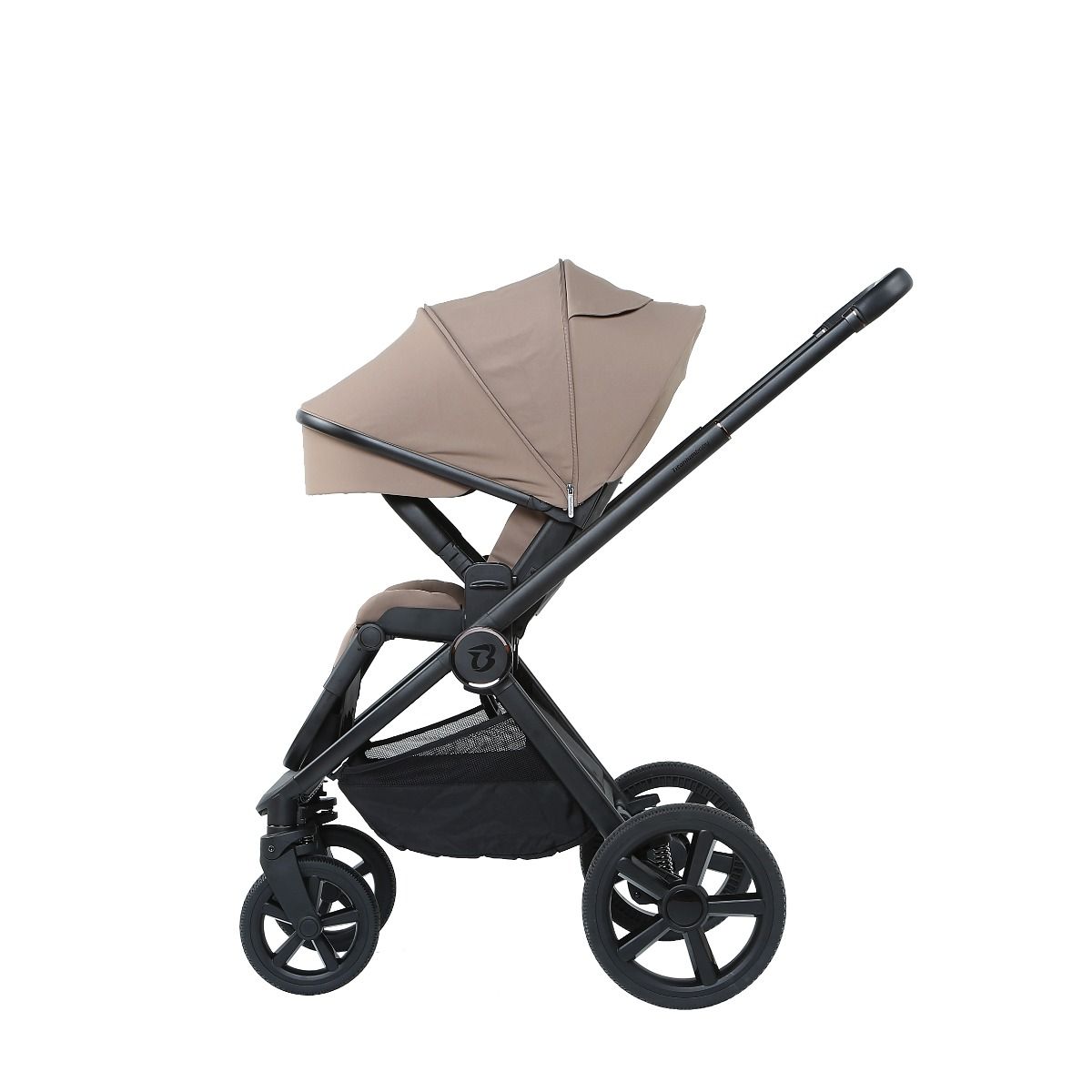 Kinderwagen Titanium Baby Solid Urban Lush Taupe met Autostoel Jacky Pro 360° V2 & Base null_9