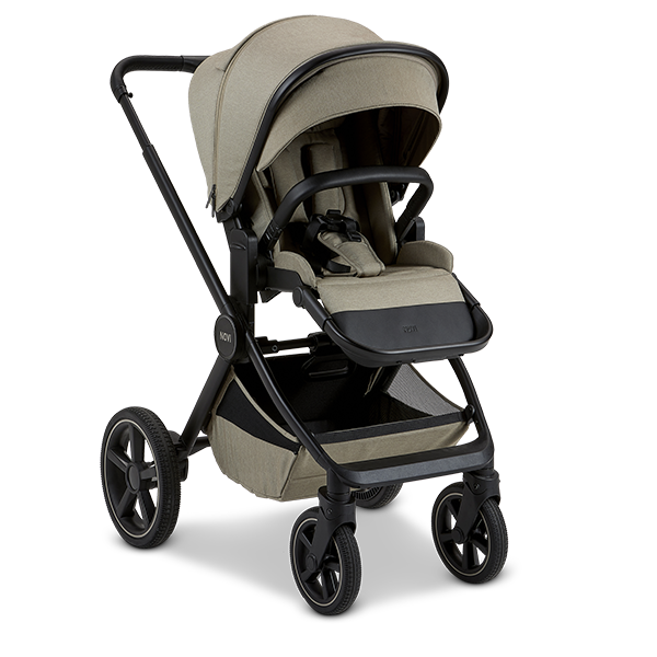 Kinderwagen Novi Luna Premium Solid Sand met Autostoel Jacky Pro 360 V2 & Base null_10