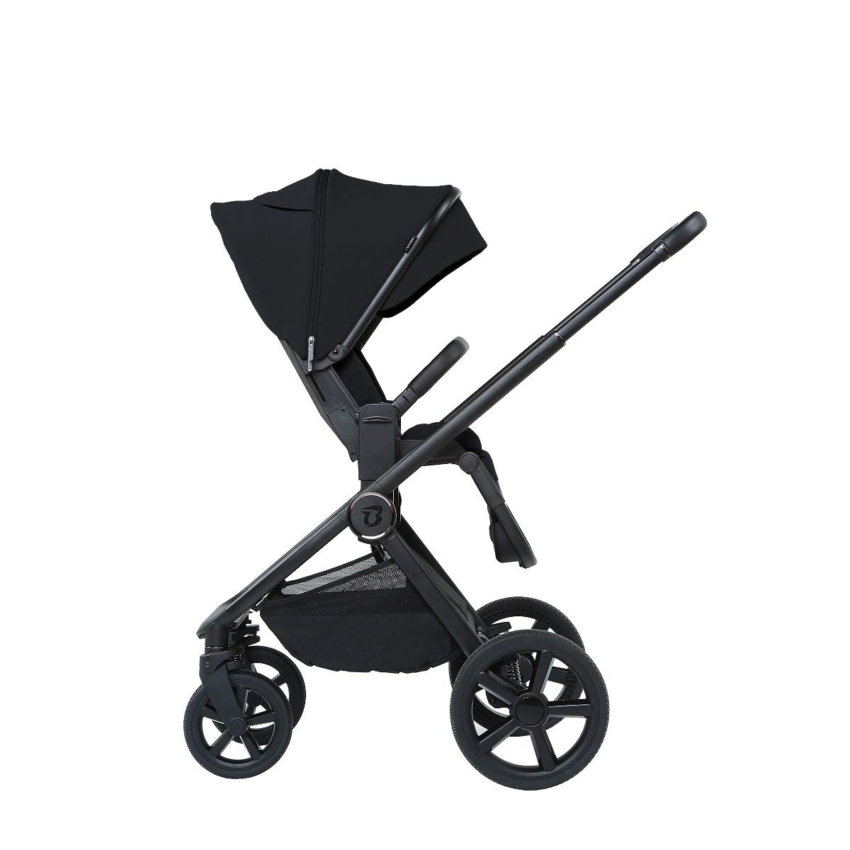 Kinderwagen Titanium Baby Solid Urban Lush Black met Autostoel Novi Joy Pro Glide 360° I-Size & Base null_5