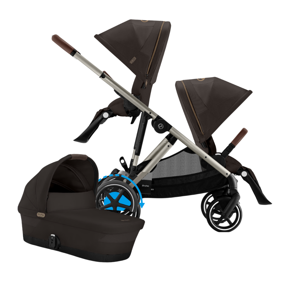 Duo Kinderwagen Cybex e-Gazelle S Chocolate Brown/Brown null_1