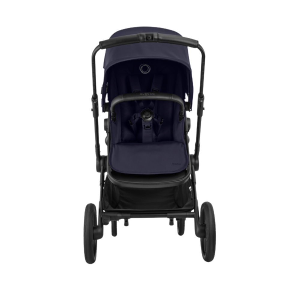 Kinderwagen Bugaboo Cub Compleet Black/Deep Indigo met Autostoel Joy Pro Glide 360°, Base & Adapterset null_5