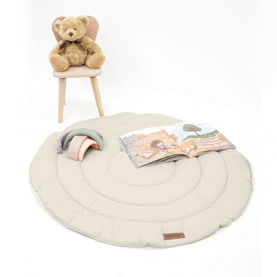 Set Boxkleed Rond + Babynest MorDesign Sand null_4