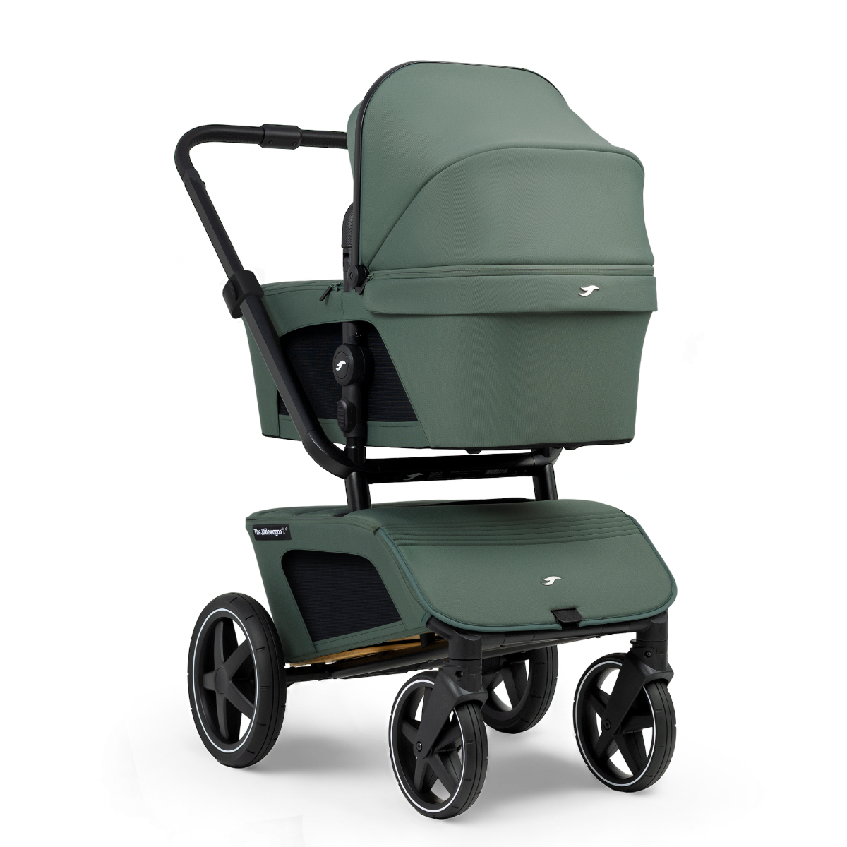 Kinderwagen The Jiffle Wagon 2+ Plus Pine Total Package Deal incl. Autostoel, Base, Kinderstoel & Co-sleeper null_5
