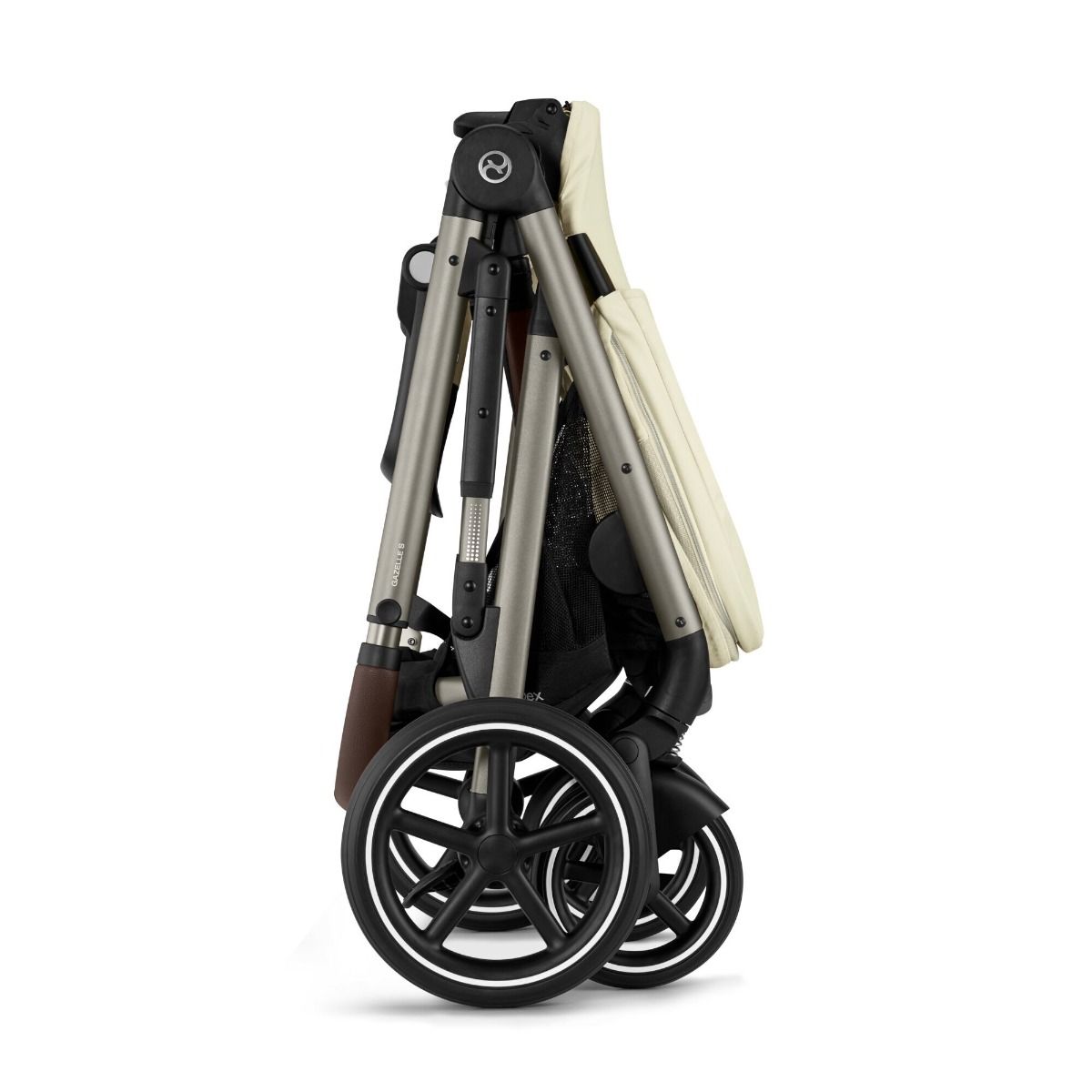 Kinderwagen Cybex Gazelle S Seashell Beige/Light Beige - Taupe Frame null_14