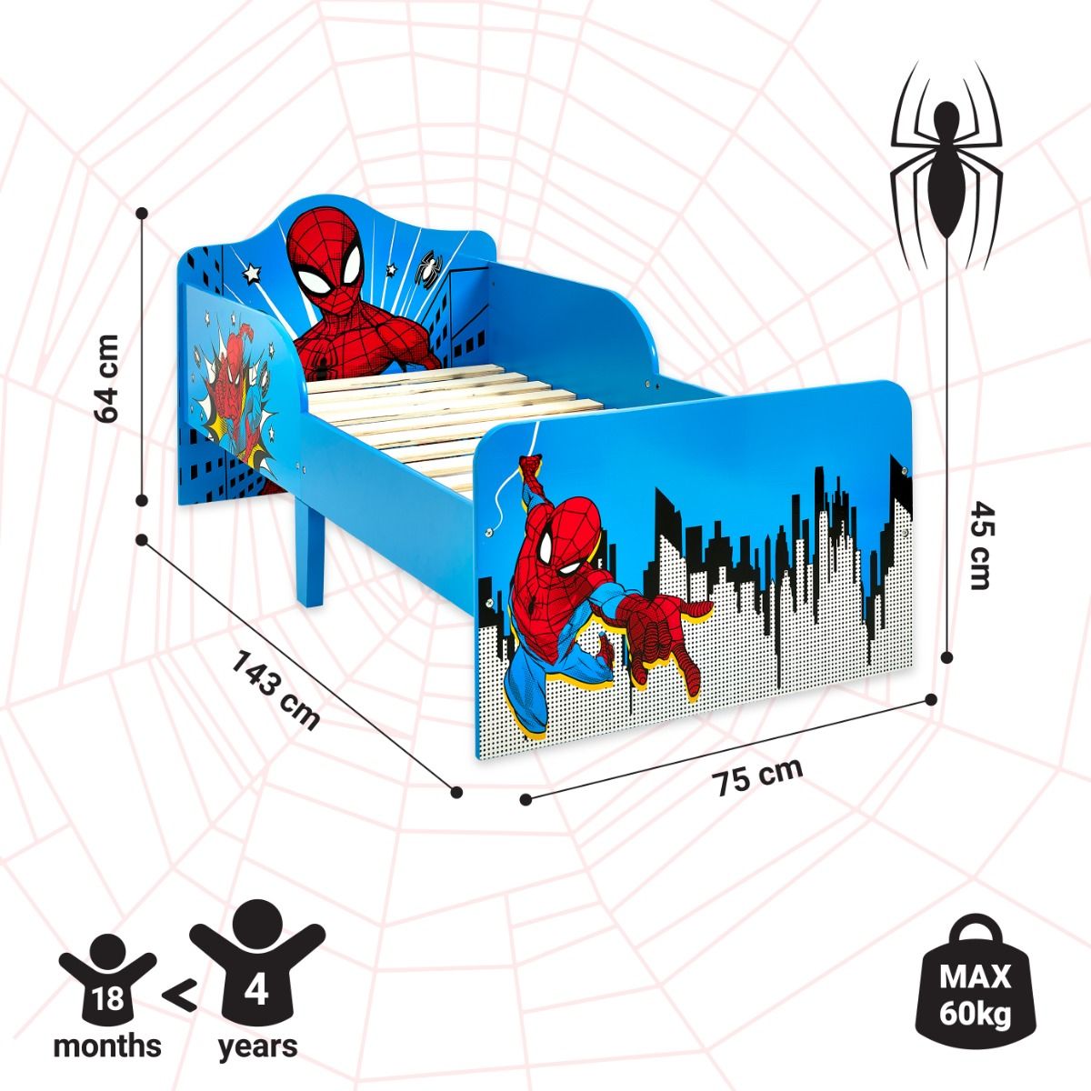 Peuterbed Disney 70x140 Spider Man null_4