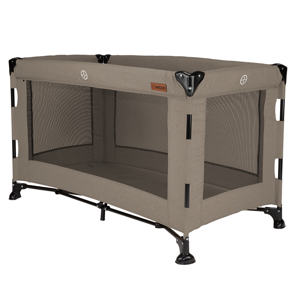 Set | Campingbed Novi Nora Luxe Hazel/Black + Accessoires null_9