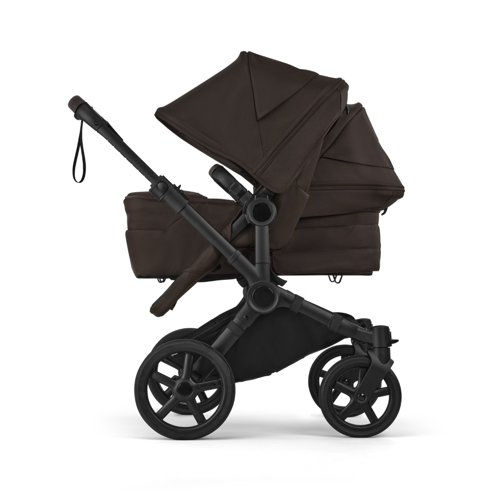 Kinderwagen Bugaboo Donkey6 Double - Black/Cacao Brown null_4