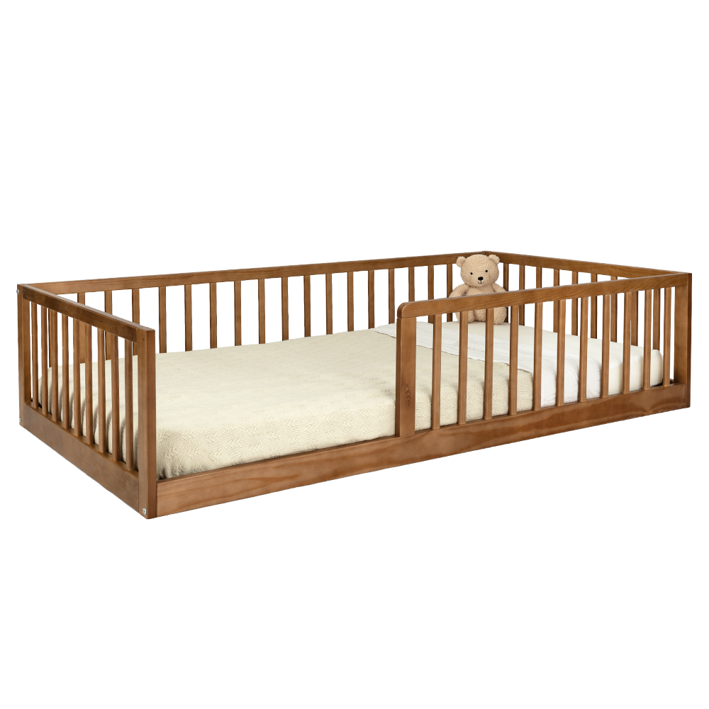 Peuterbed Colorfull Home Vloerbed 80x160 Walnut null_3
