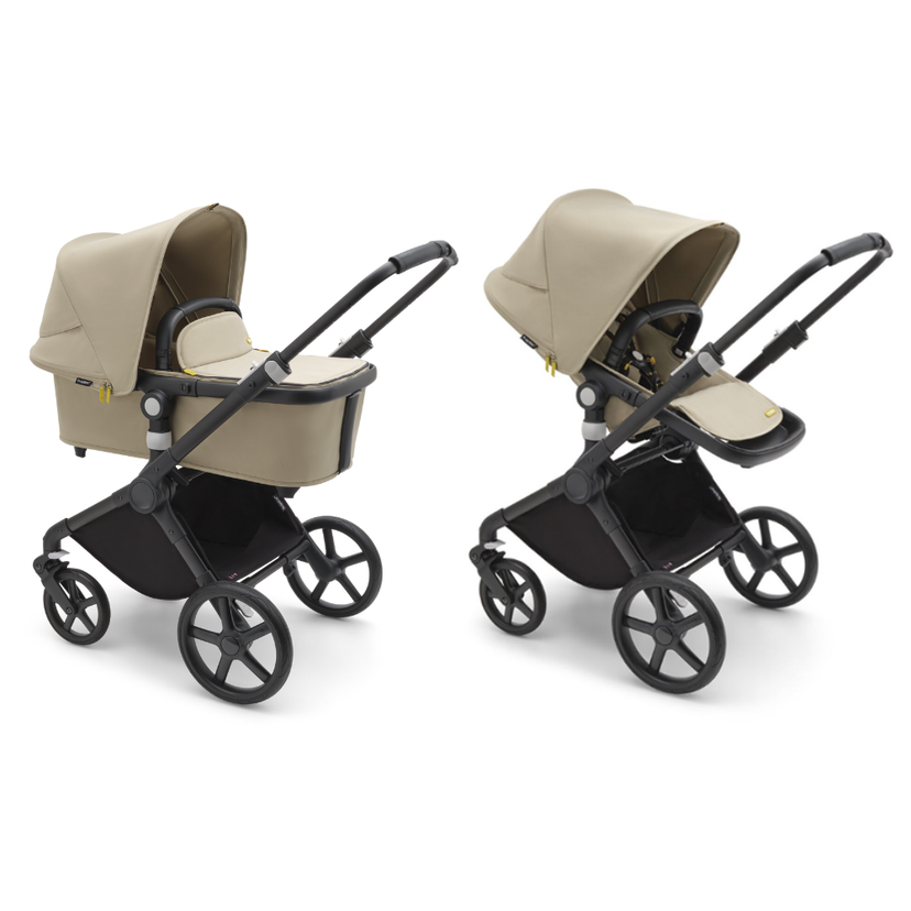 Kinderwagen Bugaboo Fox Cub Compleet Black Desert Beige Met Autosto kinderwagen-bugaboo-fox-cub-compleet-black-desert-beige-met-autosto