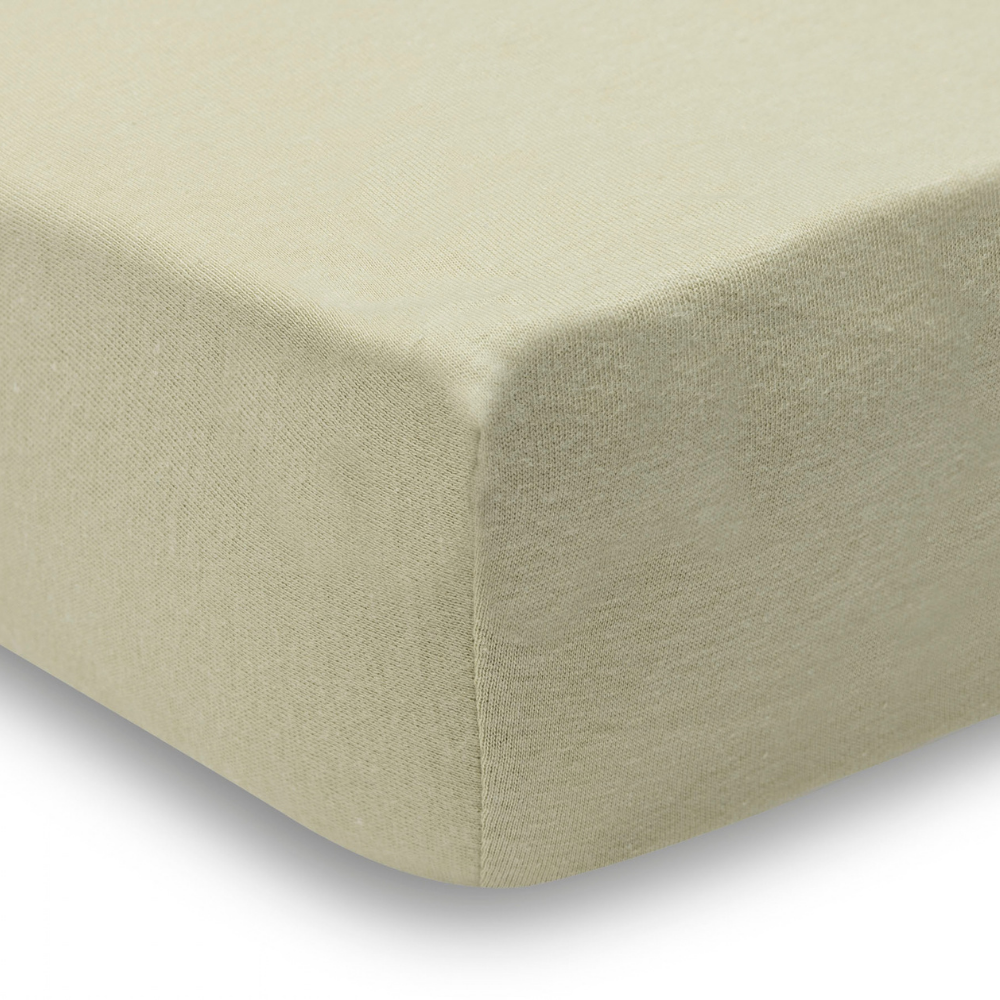 Hoeslaken Ledikant Jollein Jersey Soft Matcha