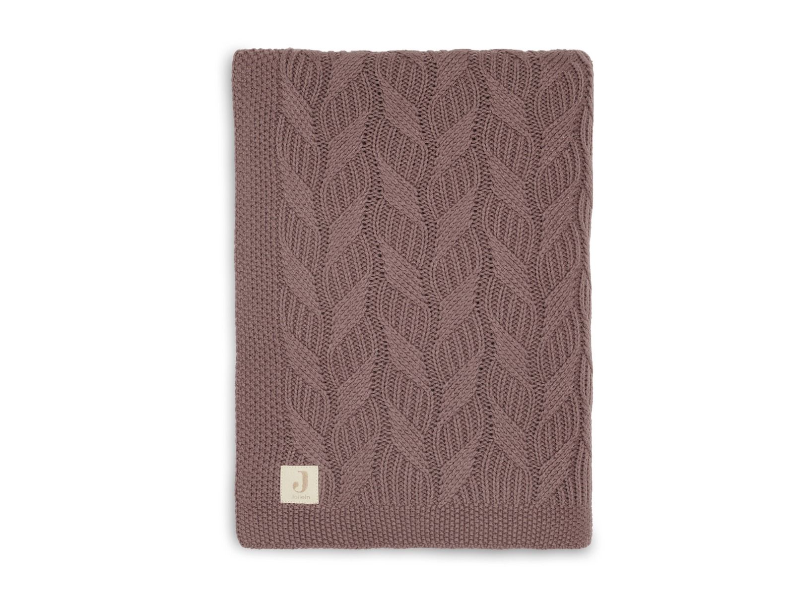 Deken Wieg  Jollein 75x100 Spring Knit Chestnut