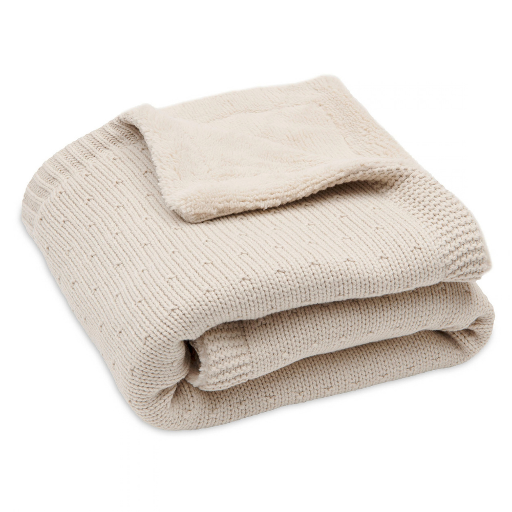 Deken Wieg Jollein Sprinkle Knit Sand/Fluffy