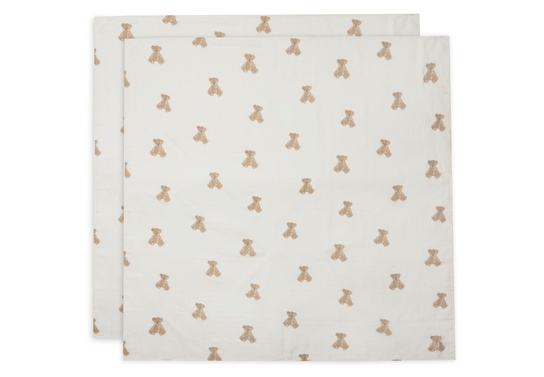 Multidoek Jollein Hydrofiel 115x115 Teddy Bear 2-pack