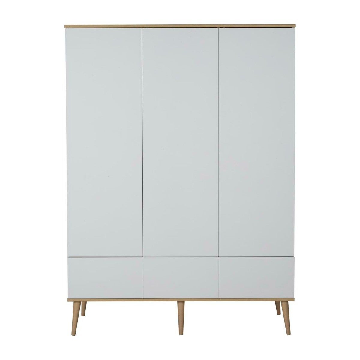 Kast Quax Flow White&Oak 3-deurs
