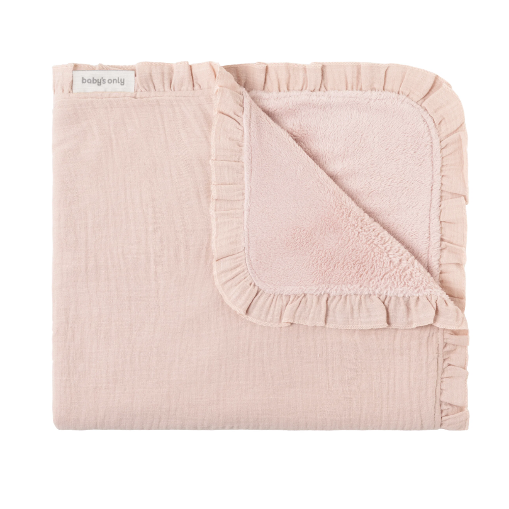 Deken Ledikant Baby's Only Calm Teddy Oud Roze