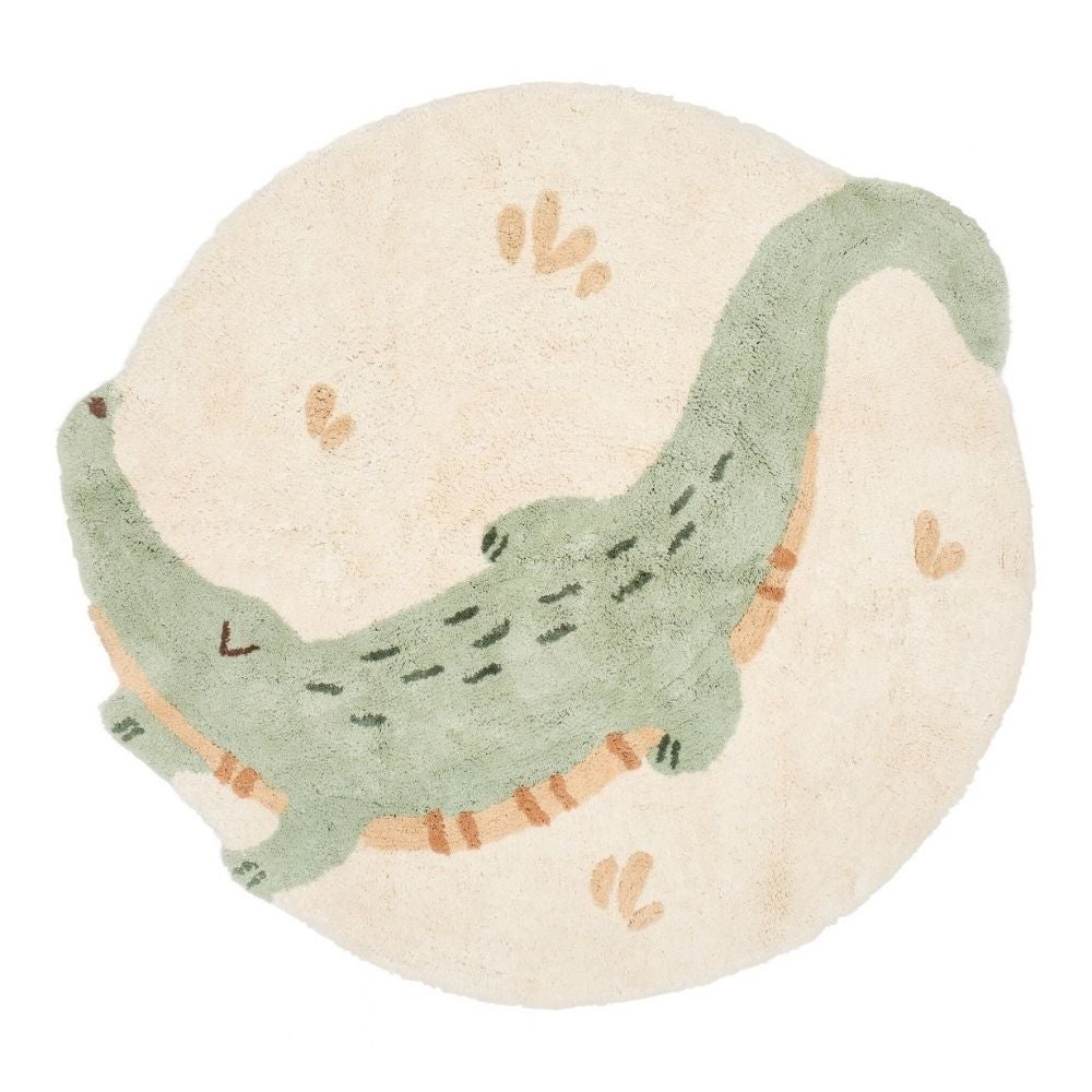 Vloerkleed Little Dutch Safari Friends Krokodil