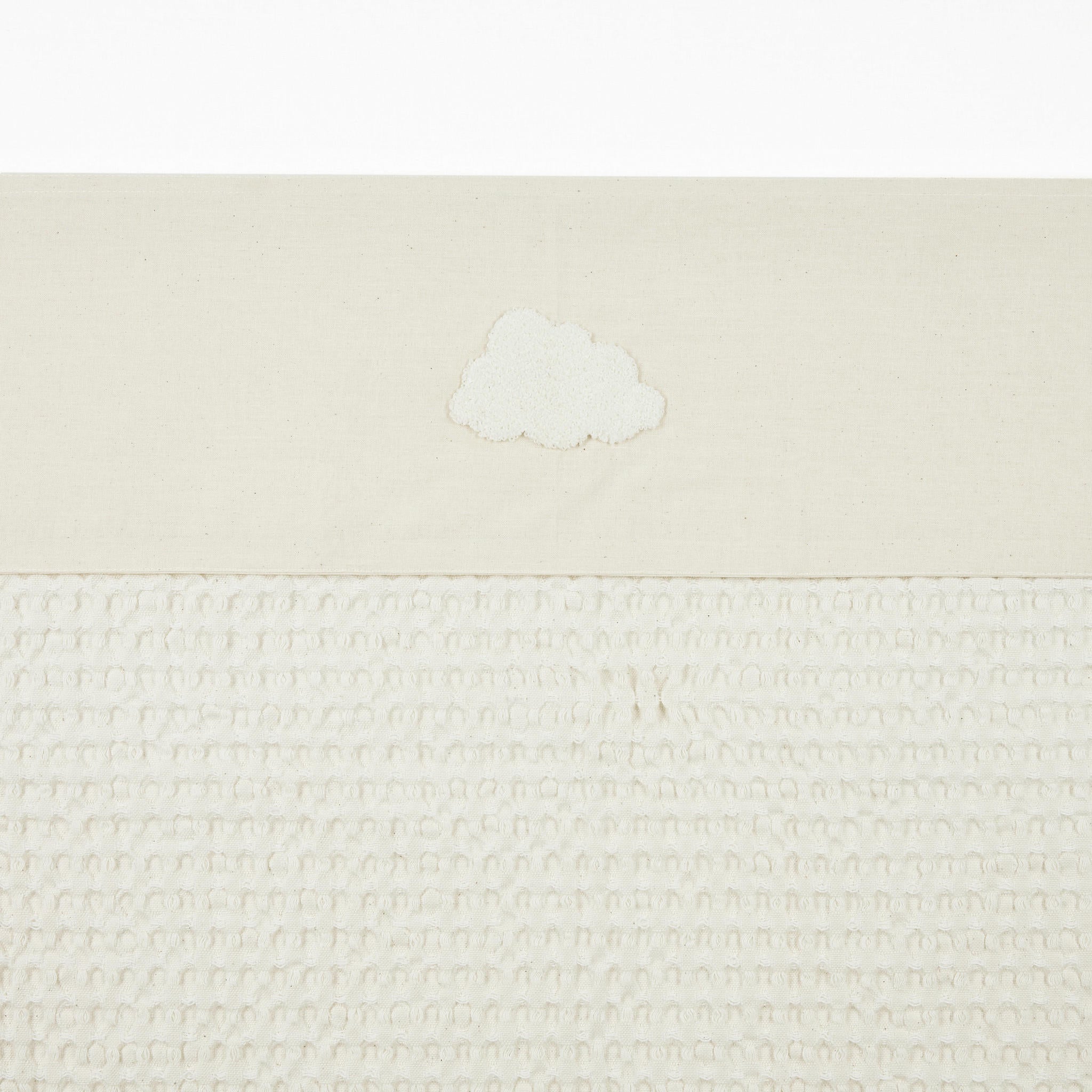 Laken Wieg Meyco 75x100 Applicatie Clouds Nature