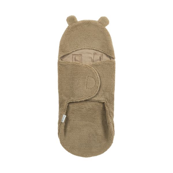 Wikkeldeken Meyco Teddy Bear Warm Brown