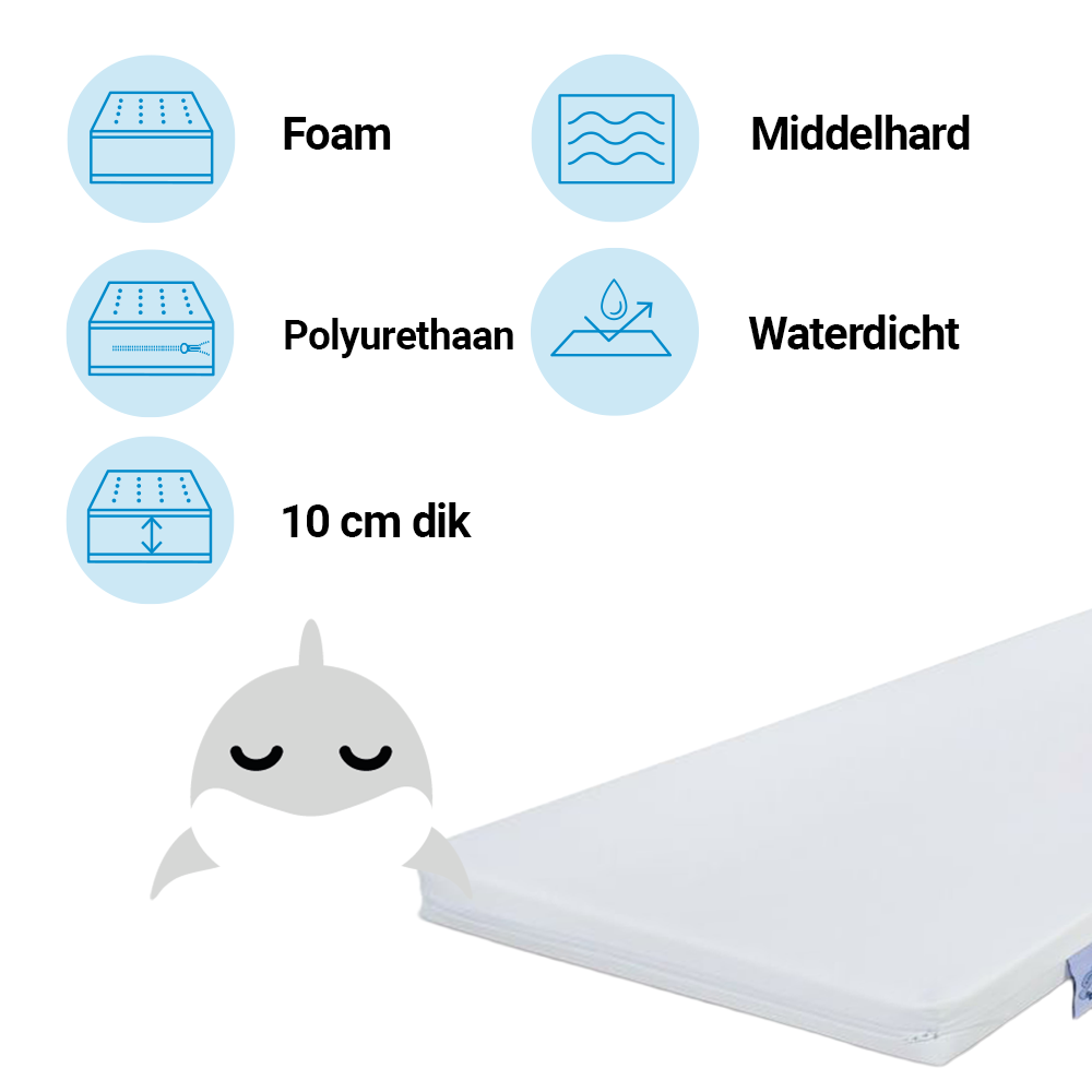 Matras Junior ZZZOO 70x140 Dolfijn