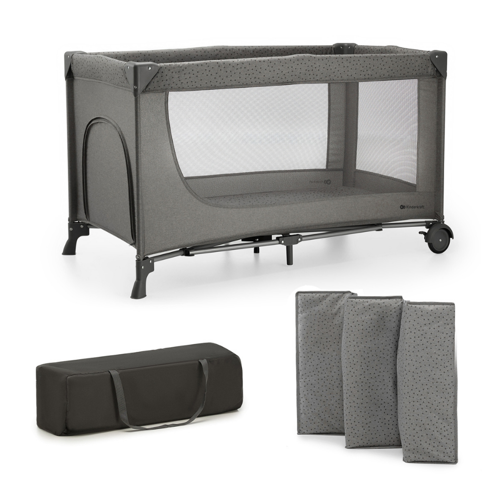 Campingbed Kinderkraft Joy 2 Dark Grey