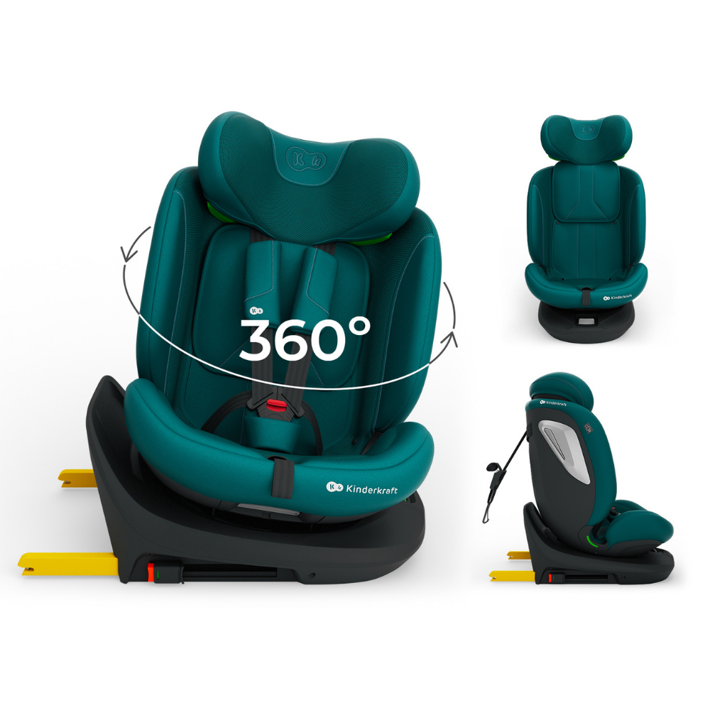 Autostoel Kinderkraft I-Grow 2 Plus I-Size Green