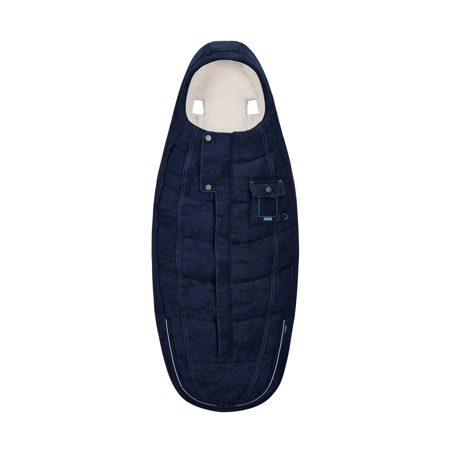 Voetenzak Cybex Platinum Rebellious Luxury Denim Blue/Navy Blue