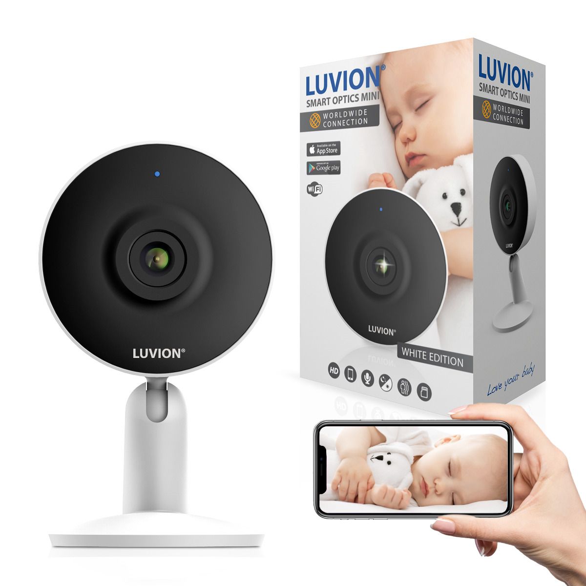 Babyfoon Luvion Smart Optics Mini White – foto 2
