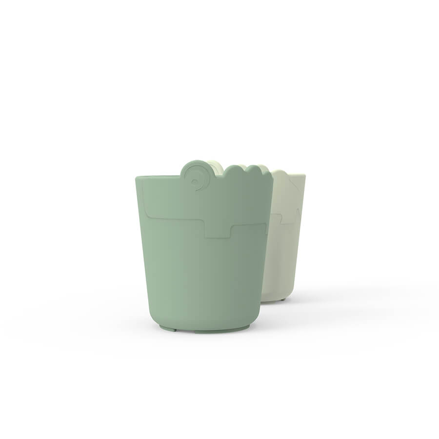 Beker Done by Deer Mini Mug Croco Green 2st – foto 2