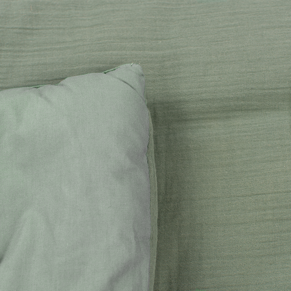 Boxkleed Funnababy 80x100 Muslin Green – foto 4