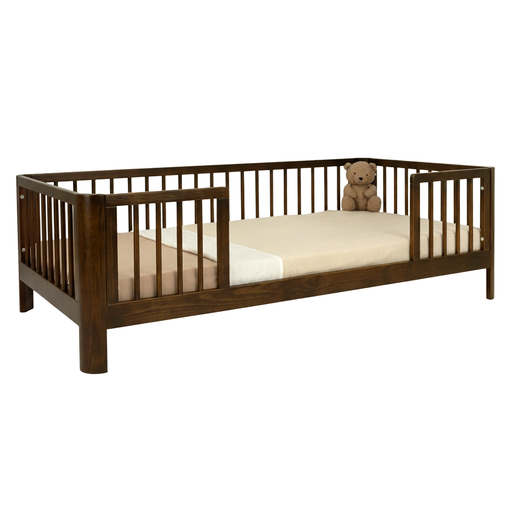 Peuterbed Novi Louise V3 80x160 Cacao (Ronde Hoek)