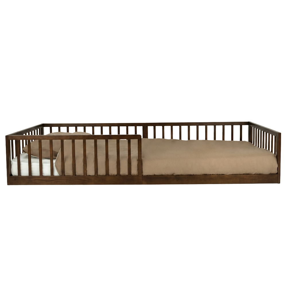 Kinderbed Colorfull Home Vloerbed 90x200 Cacao