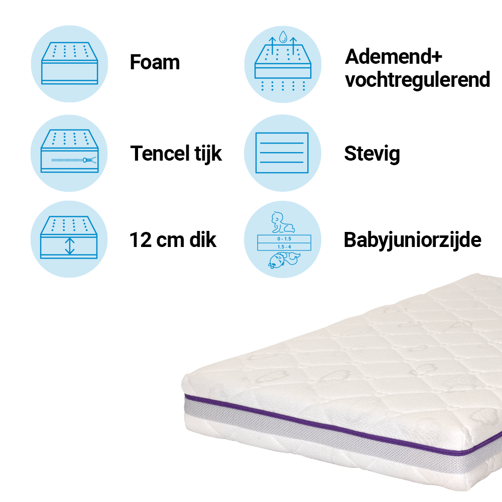 Matras Ledikant Träumeland 60x120 Oase