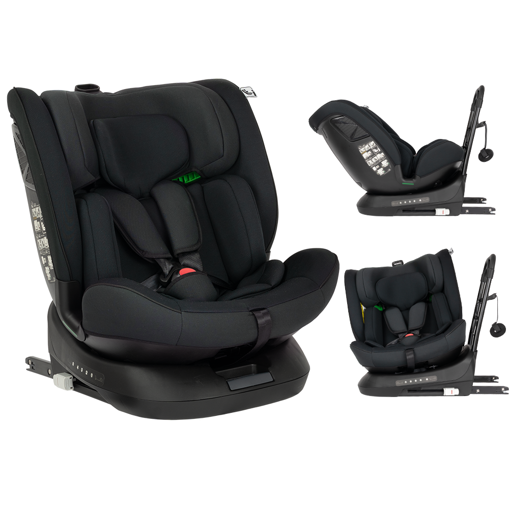 Autostoel Novi Nathan V2 Premium I-Size All Black