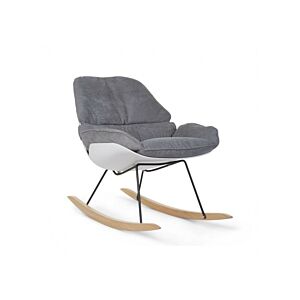 Van Asten Schommelstoel Childhome Lounge Grijs Wit aanbieding