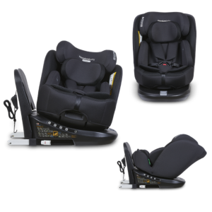 Van Asten Autostoel Titanium Baby Smart Jade I-Size Black/Mesh aanbieding